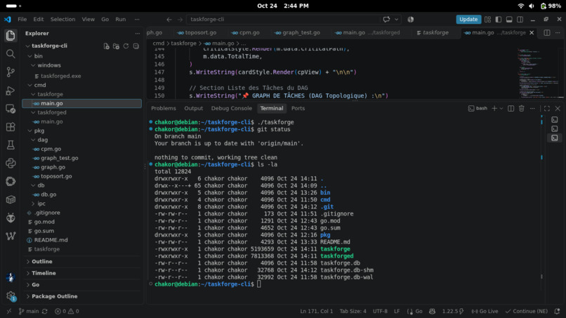 TaskForge-CLI Engine – screenshot 1