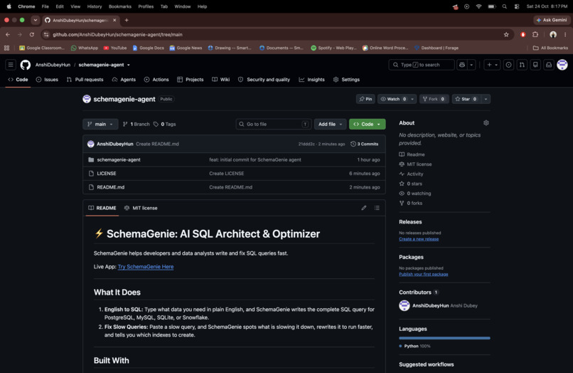SchemaGenie: AI SQL Architect & Performance Optimizer – screenshot 9