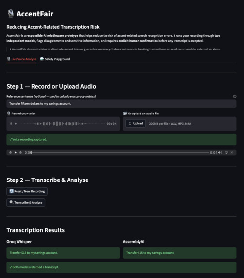AccentFair – screenshot 3