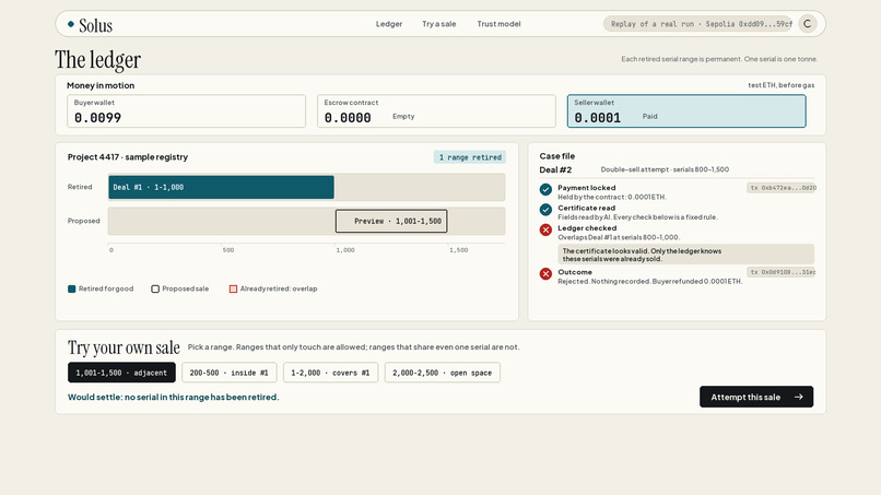 Solus: every tonne counts once – screenshot 3