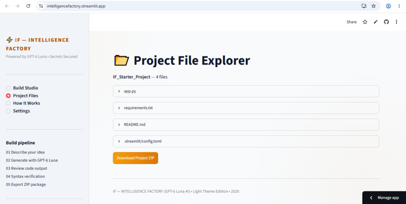 IF-INTELLIGENCE FACTORY  – screenshot 2