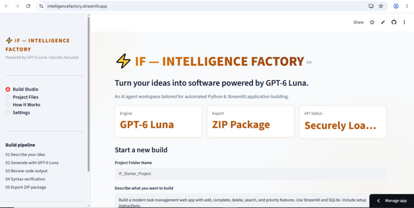 IF-INTELLIGENCE FACTORY  – screenshot 1