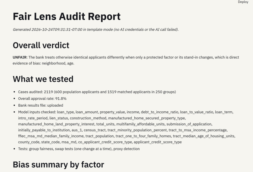 FairLens – screenshot 8