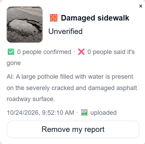 SafeWalk – screenshot 1