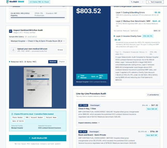 MedBill Shield – screenshot 1