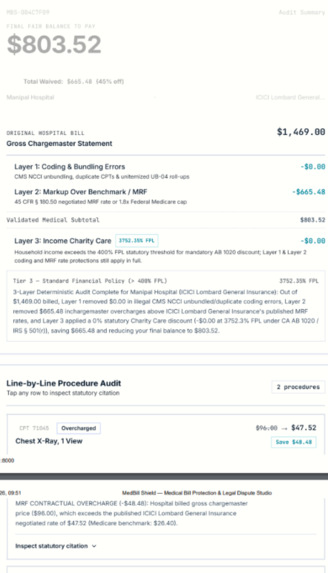 MedBill Shield – screenshot 2