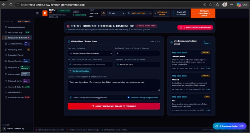 ResQ_Ai Diseaster_Response – screenshot 4