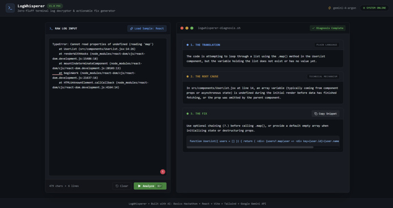 LogWhisperer – screenshot 3