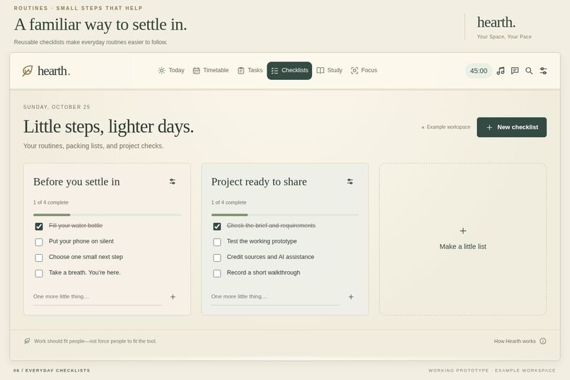  Hearth — Your Space, Your Pace – screenshot 6