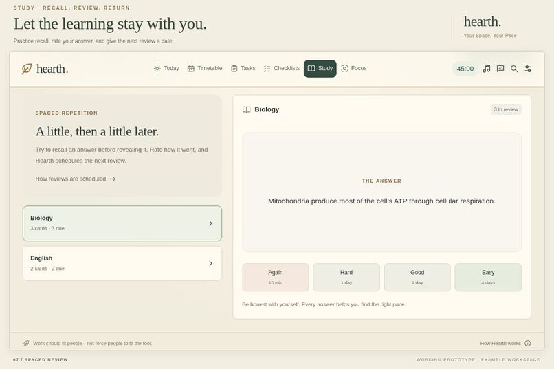  Hearth — Your Space, Your Pace – screenshot 7