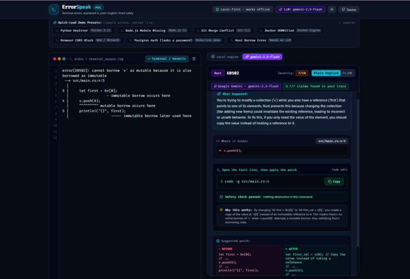 ErrorSpeak – screenshot 9