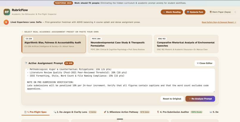 RubricFlow – screenshot 2