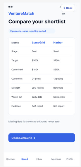 VentureMatch – screenshot 4