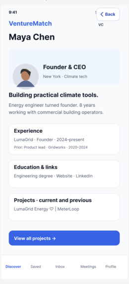 VentureMatch – screenshot 8