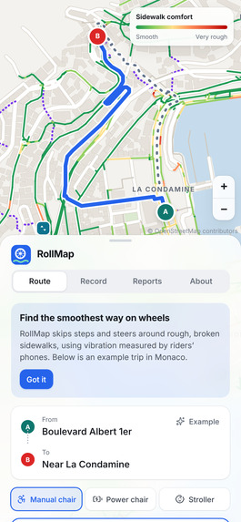 Rollmap – screenshot 2