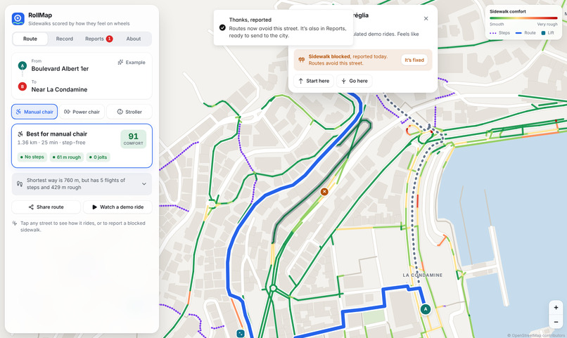 Rollmap – screenshot 3