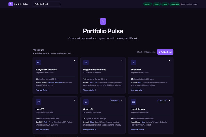 Portfolio Pulse – screenshot 3