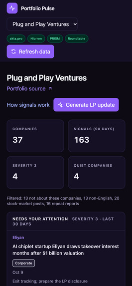 Portfolio Pulse – screenshot 5