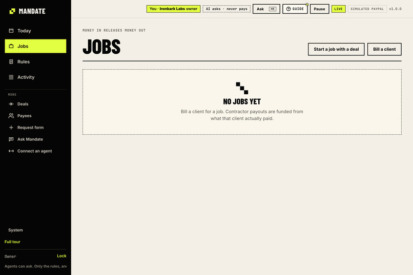 Mandate – screenshot 1