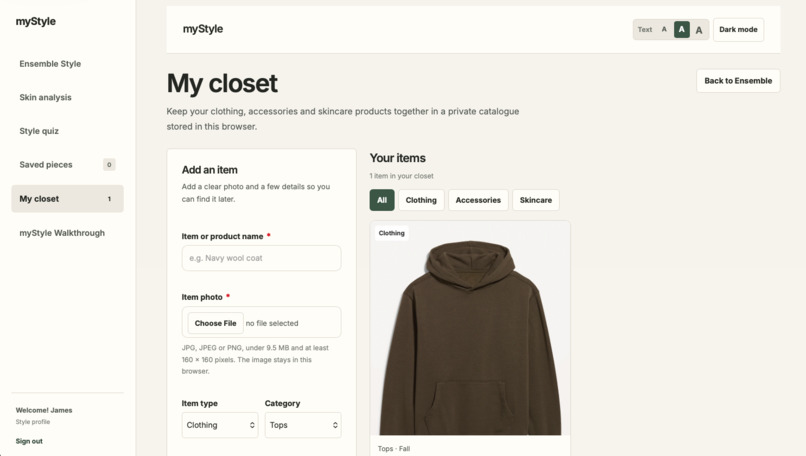 myStyle – screenshot 9