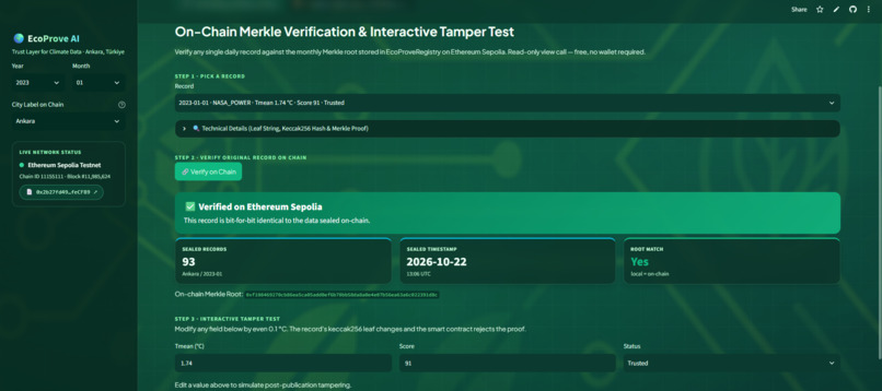 EcoProve AI – screenshot 2