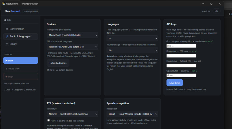 CLEar COmm – screenshot 4