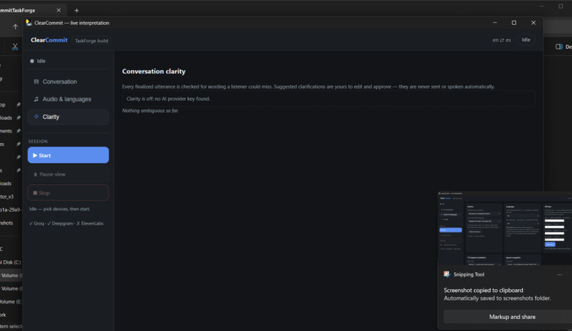 CLEar COmm – screenshot 6
