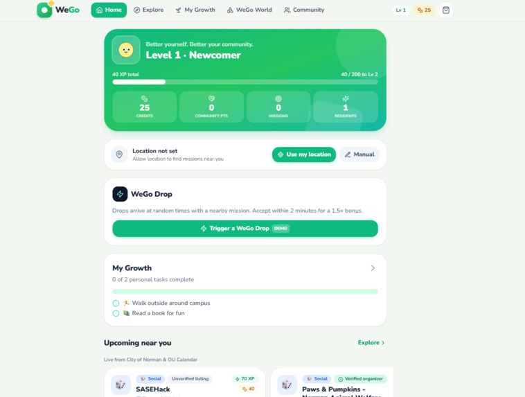 WeGo – screenshot 2