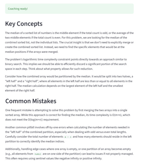 LeetCode Coach Agent – screenshot 2