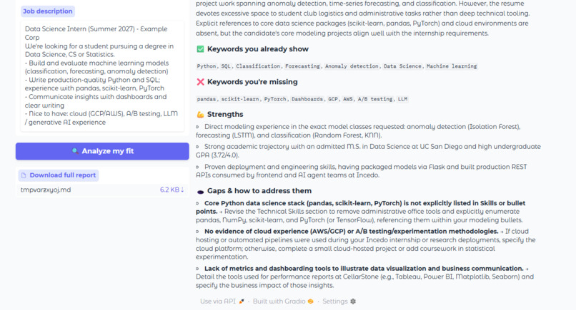 ResumeMatch Coach – screenshot 2
