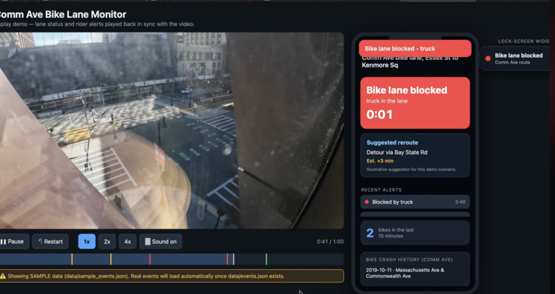 LaneWatch: Safer Bike Lanes – screenshot 1