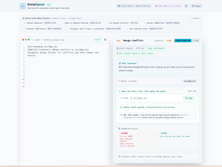 ErrorSpeak – screenshot 7