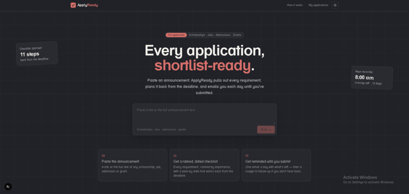 applyready – screenshot 1