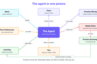 Practice-First Trading Agent