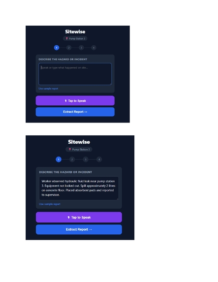 Sitewise – screenshot 1