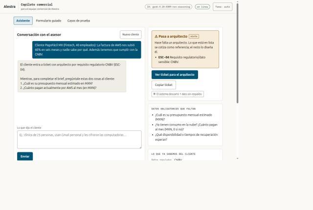 Alestra: Copiloto de preventa – screenshot 3