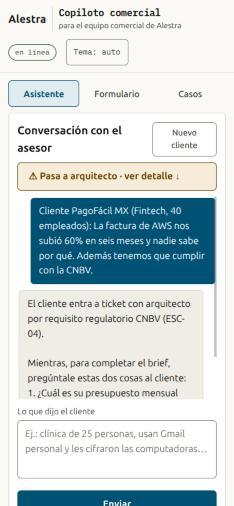 Alestra: Copiloto de preventa – screenshot 4
