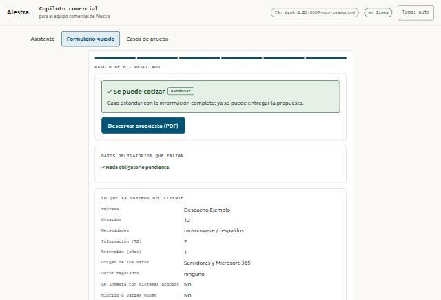 Alestra: Copiloto de preventa – screenshot 7