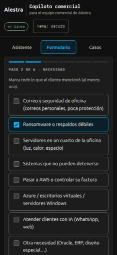 Alestra: Copiloto de preventa – screenshot 33