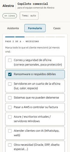 Alestra: Copiloto de preventa – screenshot 41