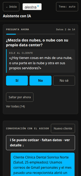 Alestra: Copiloto de preventa – screenshot 49