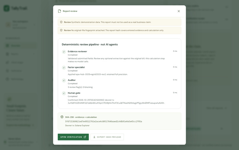 TallyTrail – screenshot 2