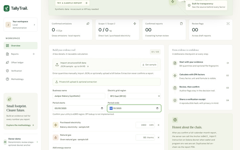 TallyTrail – screenshot 3