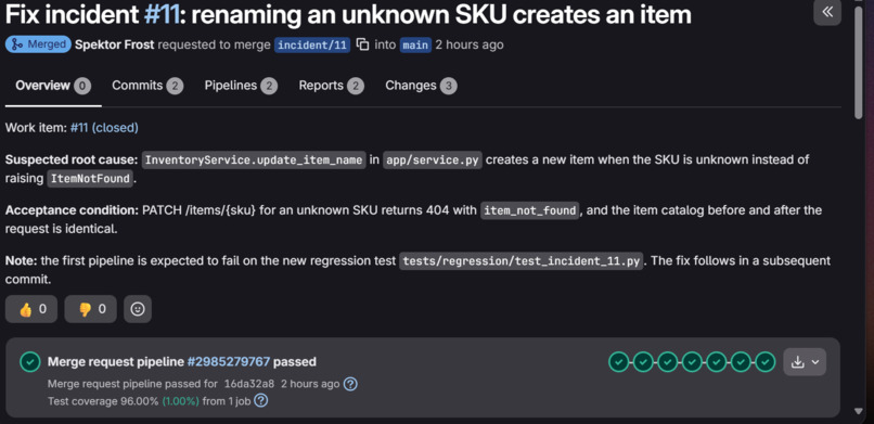 Incident-to-Verified-Production (IVP) – screenshot 2