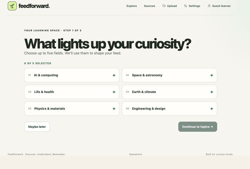 FeedForward – screenshot 4