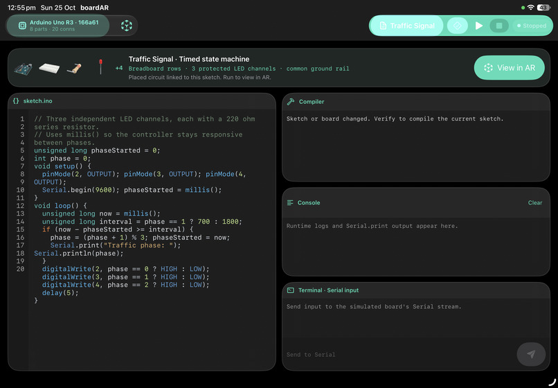 boardAR – screenshot 1