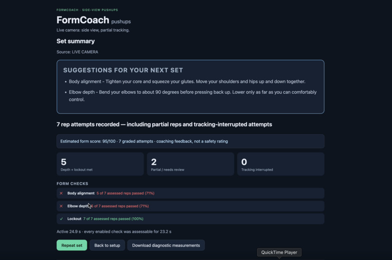 FormCoach – screenshot 3