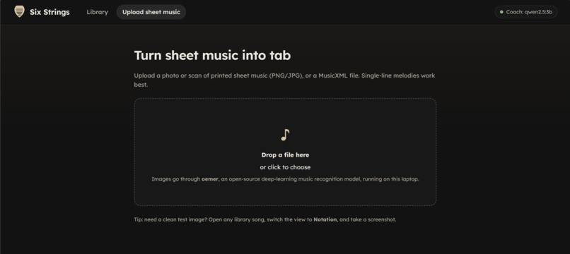 Six Strings – screenshot 1