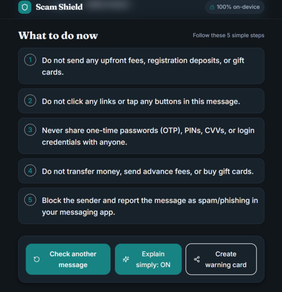 Scam Shield – screenshot 9