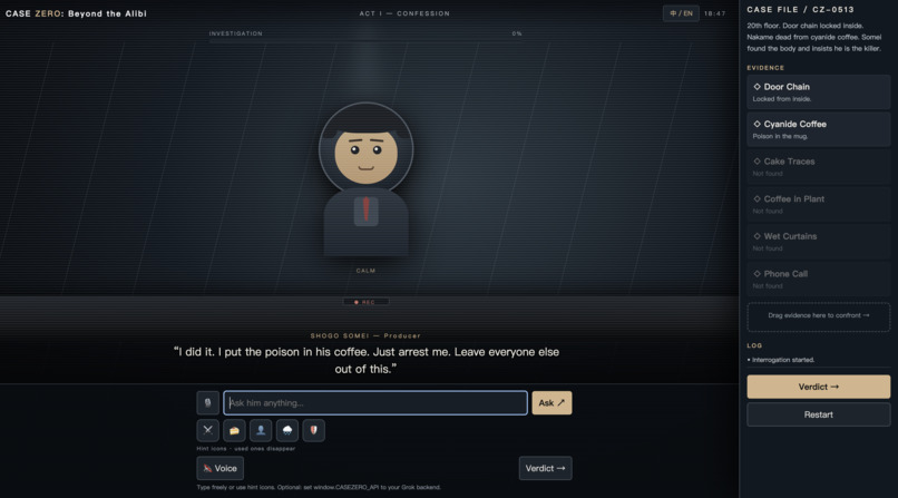 CASE ZERO: Beyond the Alibi – screenshot 1